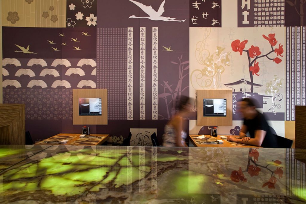 בונסאי מסעדה אסייתית - דוגמה של פרויקט סטודיו 180