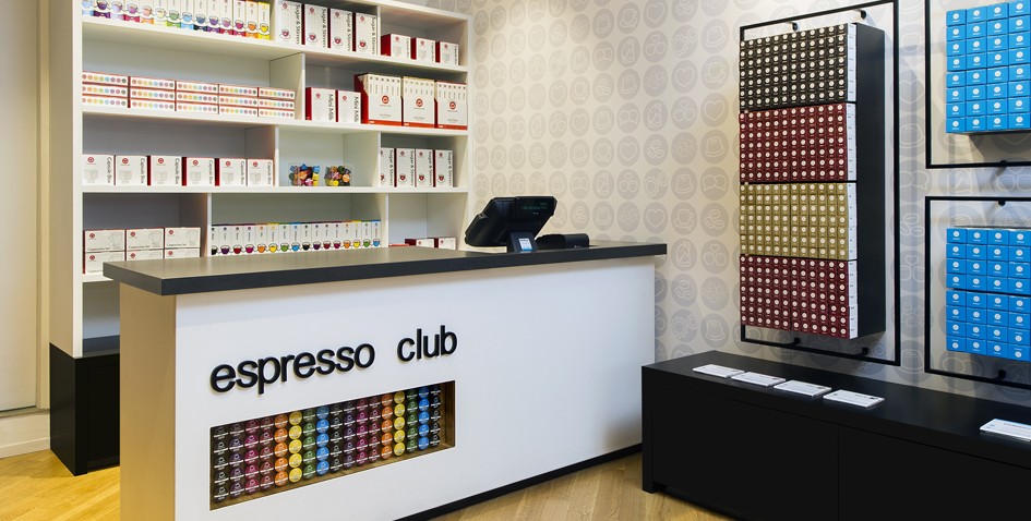 אספרסו קלאב רשת קפסולות קפה - פרויקט סטודיו 180