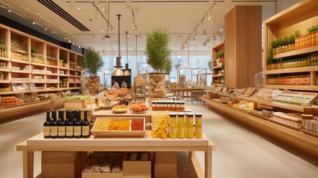 אורגניק מרקט - פרויקט של עיצוב חנויות מזון